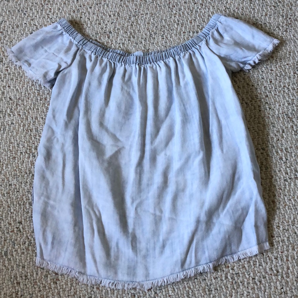 Cloth & stone off the shoulder top, size small